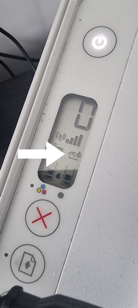 Printer wont working, flashing envelope and droplet symbol.